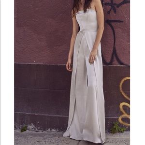 Alexis Noemie Strapless Wide-Leg Jumpsuit